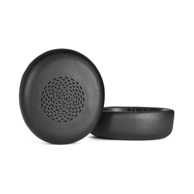 Coussinets de rechange pour Jabra Evolve 2 75 UC/MS, Mousse à mémoire + cuir PU, Noires, 1 Paire