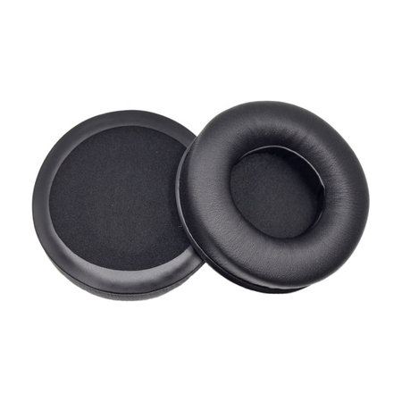 Coussinets de rechange pour JBL Synchros E50BT, Mousse à mémoire + cuir PU, Noires, 1 Paire