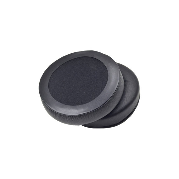 Coussinets de rechange pour JBL Synchros E50BT, Mousse à mémoire + cuir PU, Noires, 1 Paire