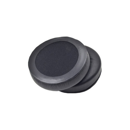 Coussinets de rechange pour JBL Synchros E50BT, Mousse à mémoire + cuir PU, Noires, 1 Paire