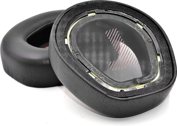 Coussinets de rechange pour JBL Quantum One, Mousse à mémoire + cuir PU, Noires, 1 Paire