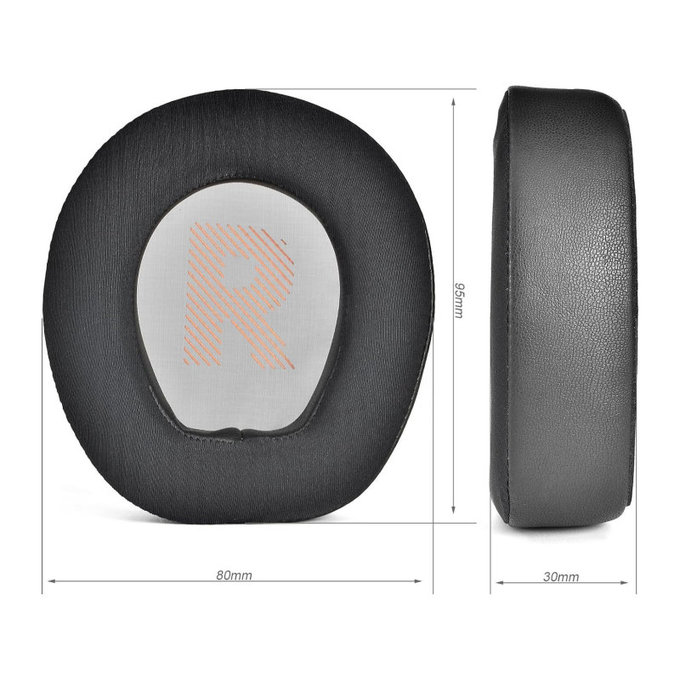 Coussinets de rechange pour JBL Quantum Q800, Mousse à mémoire, Noires, Gel Rafraîchissant, 1 Paire