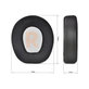Coussinets de rechange pour JBL Quantum Q200, Q300, Mousse à mémoire + cuir PU + en Textil, Noires, Gel Rafraîchissant, 1 Paire