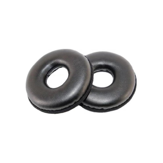 Coussinets de rechange pour Logitech H600, H390, H609, Mousse à mémoire + cuir PU, Noires, 1 Paire