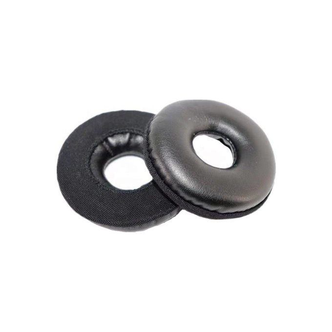 Coussinets de rechange pour Logitech H600, H390, H609, Mousse à mémoire + cuir PU, Noires, 1 Paire