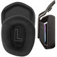 Coussinets de rechange pour Logitech G335, G733, Mousse à mémoire + en Textil, Noires, 1 Paire