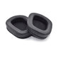 Coussinets de rechange pour Logitech G633 Artemis, G933 Artemis, Mousse à mémoire + Cuir, Noires, 1 Paire
