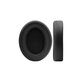 Coussinets de rechange pour Beats Studio Pro, Mousse à mémoire + cuir PU, Noires, 1 Paire
