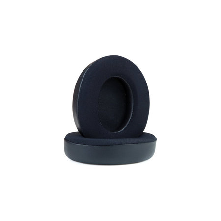 Coussinets de rechange pour Beats Studio Pro, Mousse à mémoire + en Textile + Cuir, Noires, Gel Rafraîchissant, 1 Paire