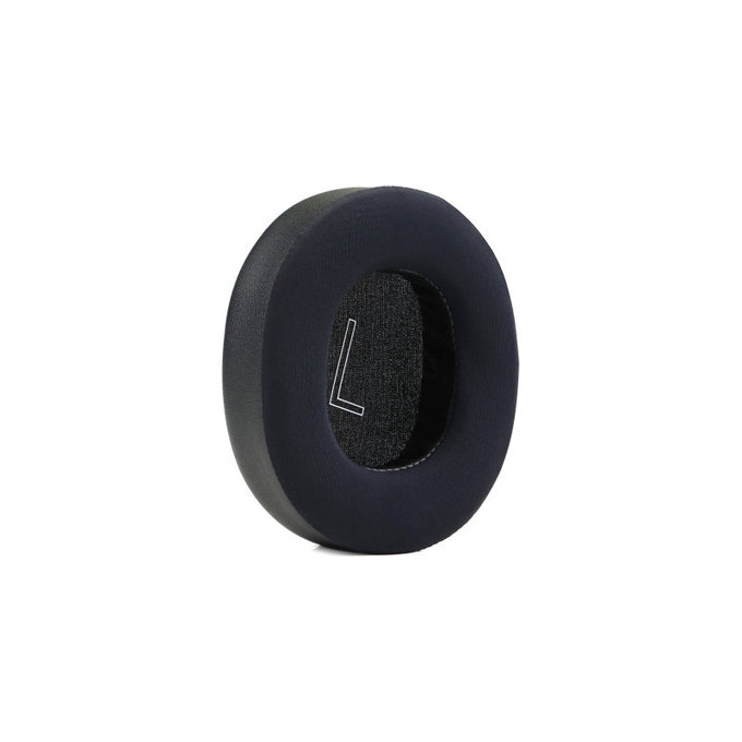 Coussinets de rechange pour Microsoft Xbox Series, Mousse à mémoire + cuir PU + en Textil, Noires, Gel Rafraîchissant, 1 Paire