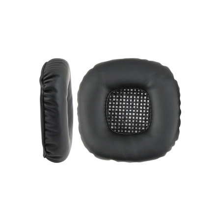 Coussinets de rechange pour Marshall Major V, Mousse à mémoire + Cuir, Noires, 1 Paire