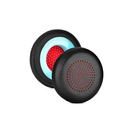 Coussinets de rechange pour Plantronics Voyager Focus UC, cuir PU, Noires, 1 Paire