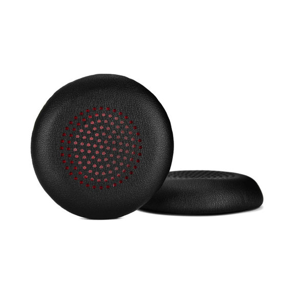 Coussinets de rechange pour Plantronics Voyager Focus UC, cuir PU, Noires, 1 Paire
