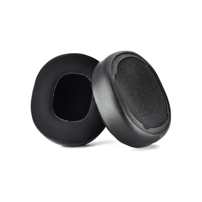 Coussinets de rechange pour Skullcandy Hesh 3.0, Crusher, Venue, Mousse à mémoire + Cuir + en Textil, Noires, Gel Rafraîchissant, 1 Paire