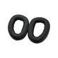 Coussinets de rechange pour Sennheiser GSP500, GSP600, Mousse à mémoire + cuir PU, Noires, 1 Paire