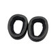Coussinets de rechange pour Sennheiser GSP500, GSP600, Mousse à mémoire + cuir PU, Noires, 1 Paire