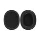 Coussinets de rechange pour Sony WH-1000XM5, Mousse à mémoire + Cuir, Noires, 1 Paire