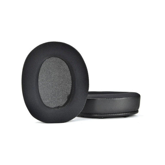 Coussinets de rechange pour Sony WH-XB910N, Mousse à mémoire + en Textil + Cuir, Noires, Gel Rafraîchissant, 1 Paire