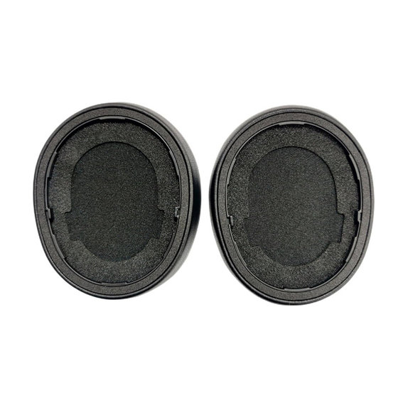 Coussinets de rechange pour Steelseries Nova Pro, Mousse à mémoire + cuir PU, Noires, 1 Paire