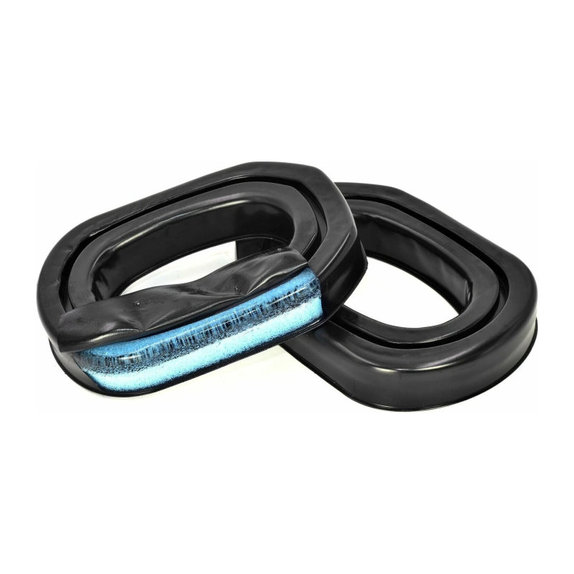 Coussinets de rechange pour Walker’s Razor (XCEL/Digital/BT/XTRM), Mousse à mémoire + Cuir, Noires, Gel Rafraîchissant, 1 Paire