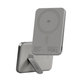 PowerBank sans fil 5000 mAh, avec support rotatif 20 W, compatible MagSafe, Qi2/USB-C, Titane, empower