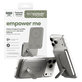 PowerBank sans fil 5000 mAh, avec support rotatif 20 W, compatible MagSafe, Qi2/USB-C, Titane, empower