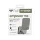 PowerBank sans fil 5000 mAh, avec support rotatif 20 W, compatible MagSafe, Qi2/USB-C, Titane, empower