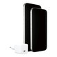 Adaptateur de voyage Grand Prix USB-C, GaN, 30 W PD, blanc argenté, empower