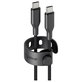 Câble USB-C, 60 W, Racing, 1, 2 m, Space Black, empower