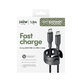 Câble USB-C, 240 W, Racing, 1, 2 m, Space Black, empower