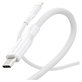 Câble USB-C, 240 W, Racing, 1,2 m, blanc argenté, empower
