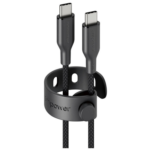Câble USB-C, 240 W, Racing, 2 m, Space Black, empower