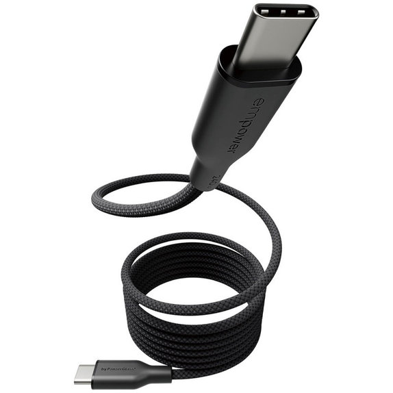Câble USB-C, 240 W, Magnetic, 1, 5 m, Space Black, empower