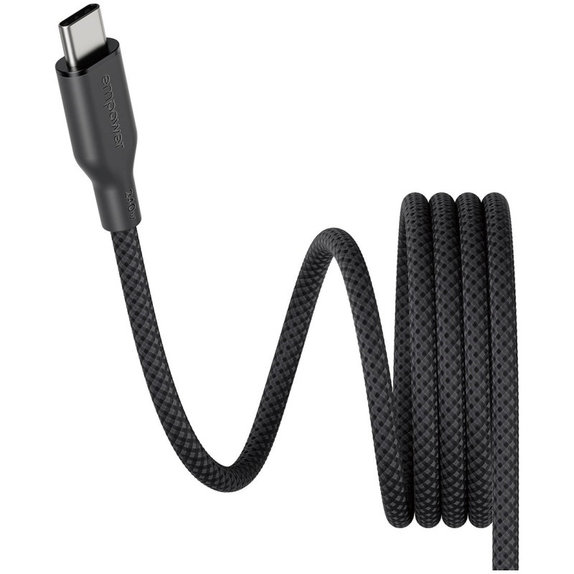 Câble USB-C, 240 W, Magnetic, 1, 5 m, Space Black, empower