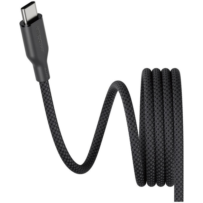 Câble USB-C, 240 W, Magnetic, 1, 5 m, Space Black, empower