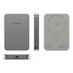 PowerBank sans fil 10000 mAh, 20 W, compatible avec MagSafe, Qi2/USB-C, Titane, empower
