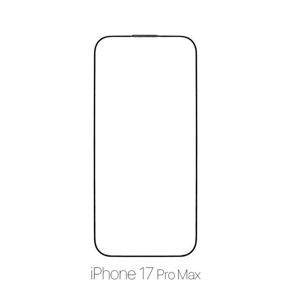 FixPremium FullCover Glass - Verre trempé pour iPhone 17 Pro Max
