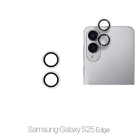 FixPremium Glass - Verre Trempé Caméra Arrière sans Cadre pour Samsung S25 Edge