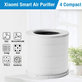 Xiaomi Smart Air Purifier 4 Compact - Filtre HEPA (Charbon actif) (White)