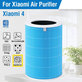 Xiaomi Mi Mijia Air Purifier 4 - Filtre HEPA (Antibactérien) (Bleu)