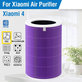 Xiaomi Mi Mijia Air Purifier 4 - Filtre HEPA (Anti-odeurs) (Violet)