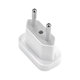 Adaptateur de prise 220V US vers EU (Blanc)