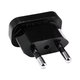 Adaptateur de prise 220V US vers EU (Noir)