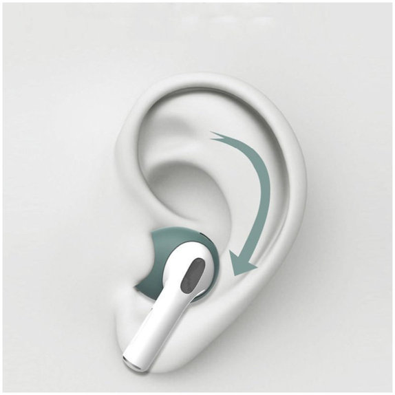 Embouts en silicone de rechange pour Apple AirPods 3, Noirs