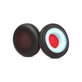 Coussinets de rechange pour Poly Blackwire 5200, Voyager 5200, Mousse à mémoire + cuir PU, Noires, 1 Paire