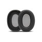 Coussinets de rechange pour Sony WH-1000XM6, Mousse à mémoire + cuir PU, Noires, 1 Paire