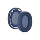 Coussinets de rechange pour Sony WH-1000XM6, Mousse à mémoire + cuir PU, Bleues, 1 Paire