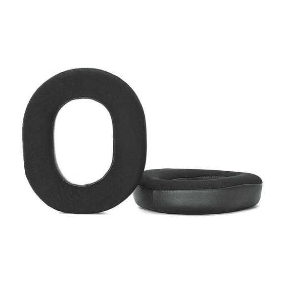 Coussinets de rechange pour Razer Blackshark V3 Pro, Mousse à mémoire + Textile, Noires, 1 Paire