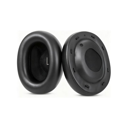 Coussinets de rechange pour JBL Tour One M3, Mousse à mémoire + cuir PU, Noires, 1 Paire