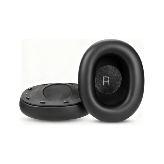 Coussinets de rechange pour JBL Tour One M3, Mousse à mémoire + cuir PU, Noires, 1 Paire